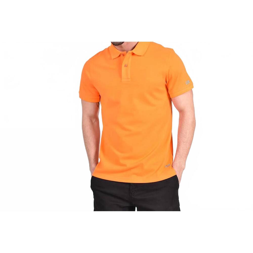 NEW EIGHT X ex logo polo in orange